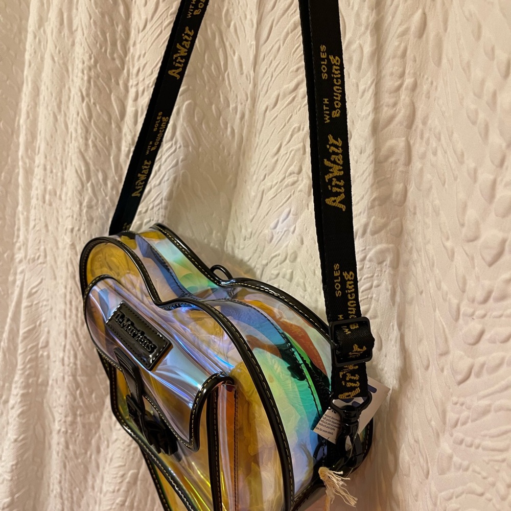 Dr. Martens Heart Shaped Iridescent Transparent Backpack - NWT * - Picture 8 of 10